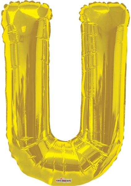 Folyo Balon Harf U Gold 34'' (86CM)