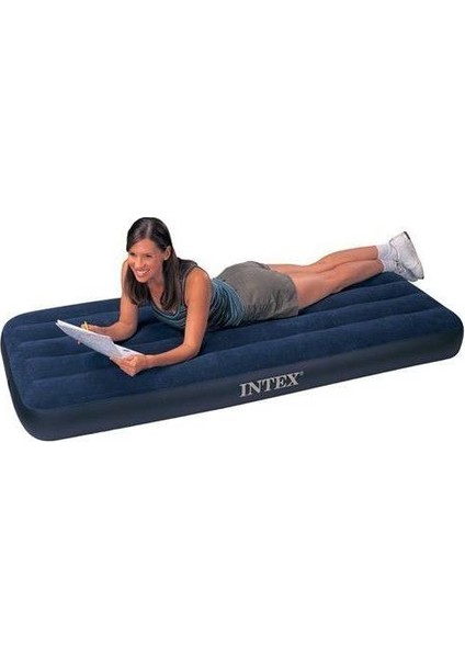 Tek Kişilik Şişme Kamp Yatağı - 64756 76X191X22 cm