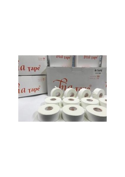 M-Tape Sporcu Bandajı 6 Adet (2,5 cm x 9 M Den 6 Adet)