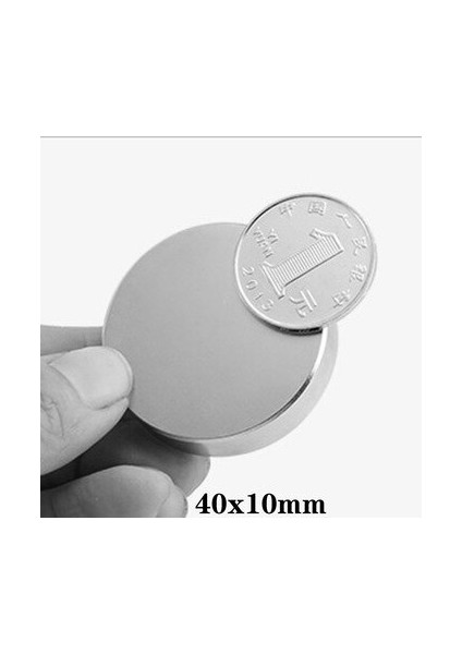 Neodyum Mıknatıs, Çap 40MM x Kalınlık 10MM Yuvarlak Süper Güçlü Magnet fiyatları