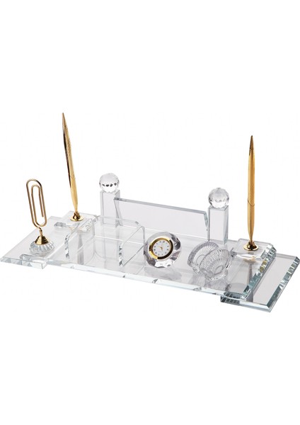 501 İsme Özel Kristal Masaüstü İsimlik Altın