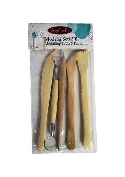 MKS001 Modelaj Kalemi Seti 5'li Ebeşuar