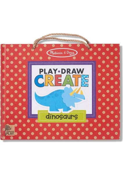 Melissa & Doug Oyna, Çiz, Yarat Dinozorlar Manyetik Aktivite Seti