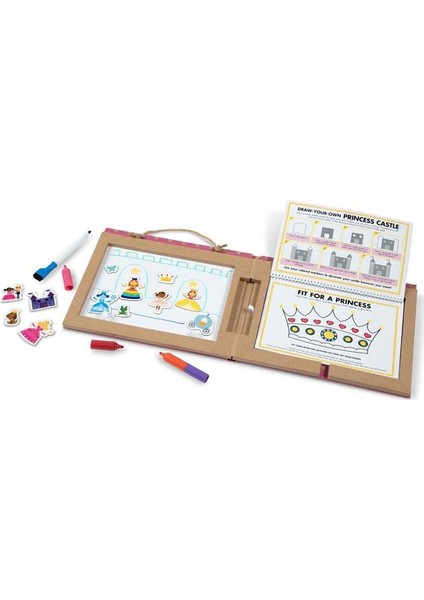 Melissa & Doug Oyna, Çiz, Yarat Prenses Manyetik Aktivite Seti