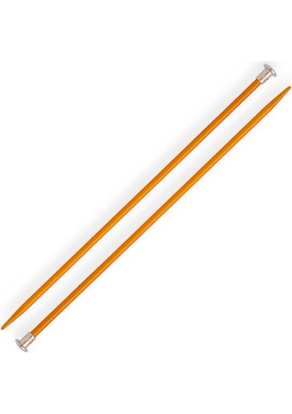 Metal Renkli 25 cm Çocuk Örgü Şişi 4mm