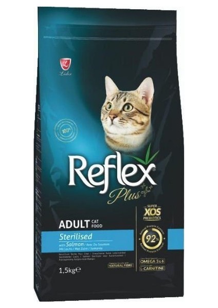 Plus Sterilised Somon Kedi Maması 1.5 Kg.