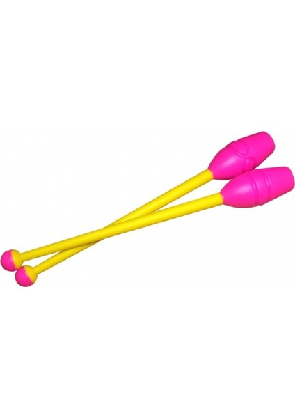 Birbirine Bağlanabilir Ritmik Cimnastik Labut 36.5cm Pembe-Sarı