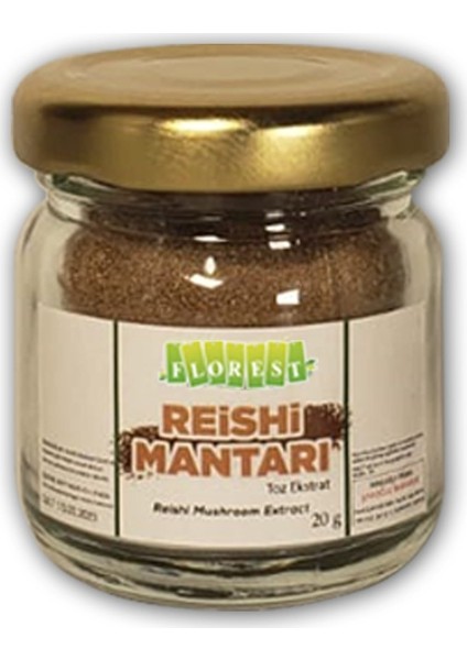 Saf Reishi Mantarı Toz Ekstrakt 20 gr Reişi Extract Florest