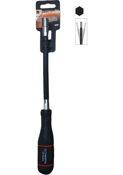 Bükülebilir Flex Lokma Uçlu Tornavida 10 x 178 mm