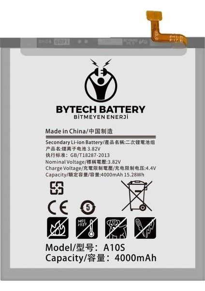 Samsung A10S 4000 Mah Extra Güçlü Batarya