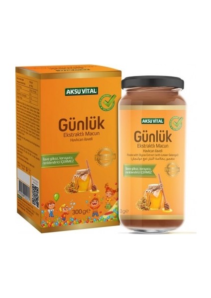 Günlük Ekstraktlı Macun Havlıcan Ilaveli 300 gr