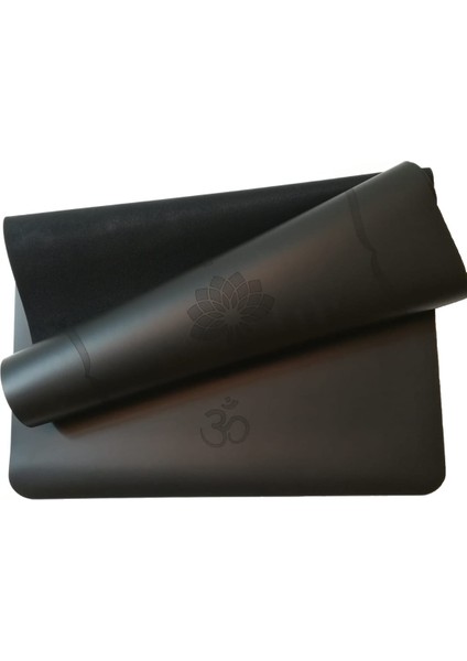 Rubber Yoga Mat Laser Line 3 Mm. Siyah fırsatları