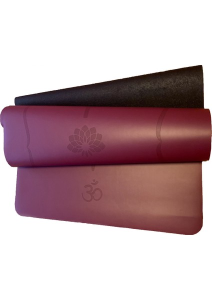 Rubber Yoga Mat Laser Line 3 Mm. Mor fırsatları