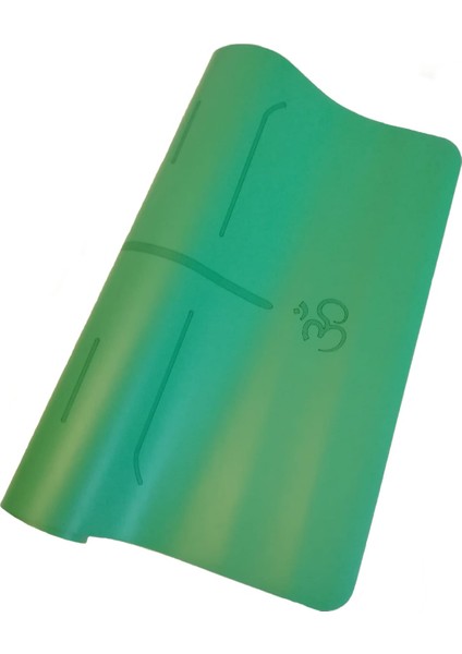 Rubber Yoga Mat Laser Line 3 Mm. Yeşil modelleri