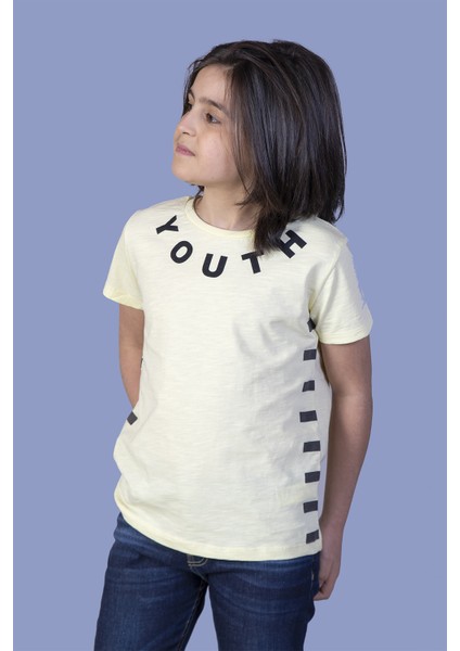 Erkek Çocuk T-Shirt Youth Baskılı