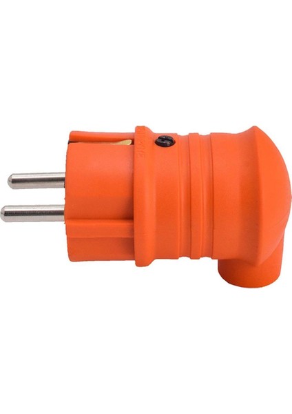 Monofaze Kauçuk Erkek Eğik Fiş Turuncu fiyatları