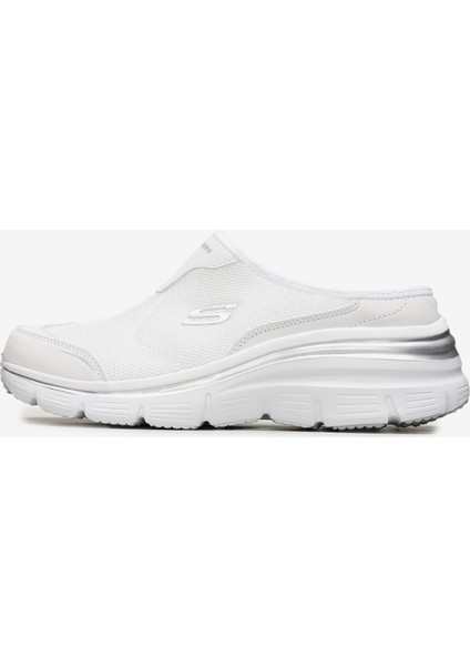 FASHİON FİT - COOL TİME Kadın Beyaz Arkası Açık Spor Ayakkabı - 12714 WHT