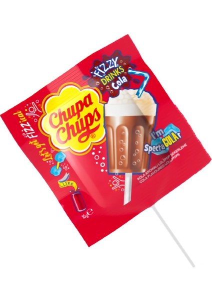Chupa Chups Fizzy Drınks Portakal ve Kola Aromalı 25 Adet