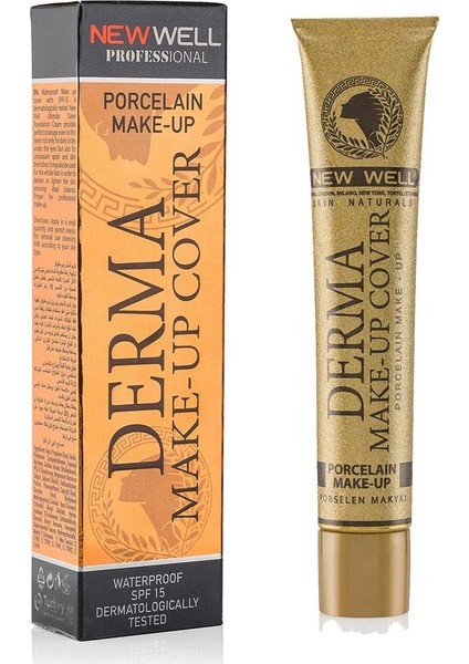 Derma Makeup Cover Yoğun Kapatıcı Fondöten - 02 Bronze