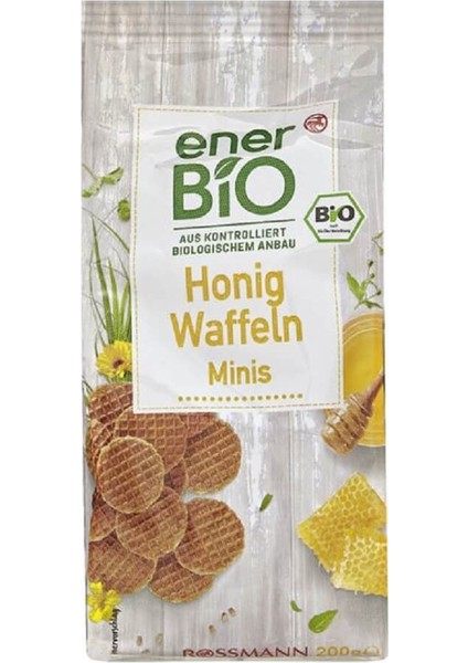 Organik Ballı Mini Gofret 200 gr