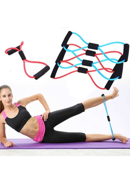 Pilates Direnç Lastiği Jimnastik Lastiği Egzersiz Yoga Pilates