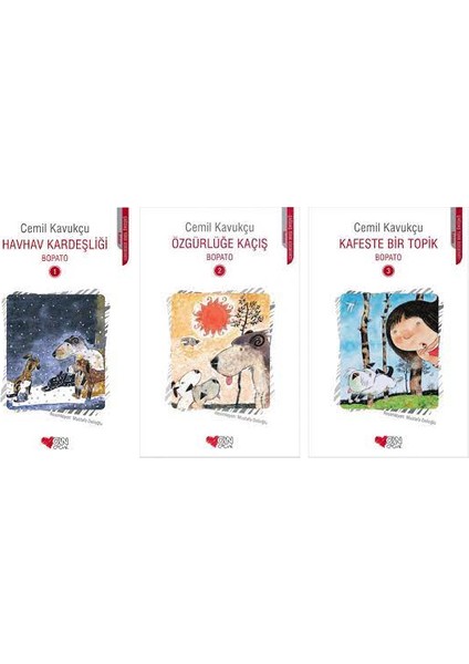 Bopato Serisi 3 Kitap Set - Cemil Kavukçu - Havhav Kardeşliği - Özgürlüğe Kaçış - Kafeste Bir Topik