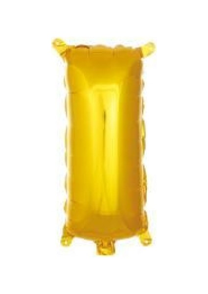 Harf Balon Folyo Küçük Boy 16 Inç 35 cm Gold I
