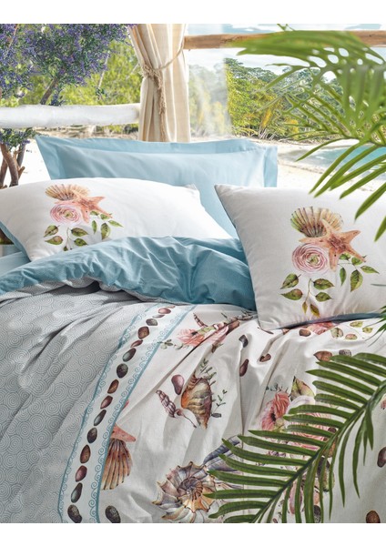 Maritime Tek Kişilik Nevresim Takımı - Pebbly Mavi fiyatları