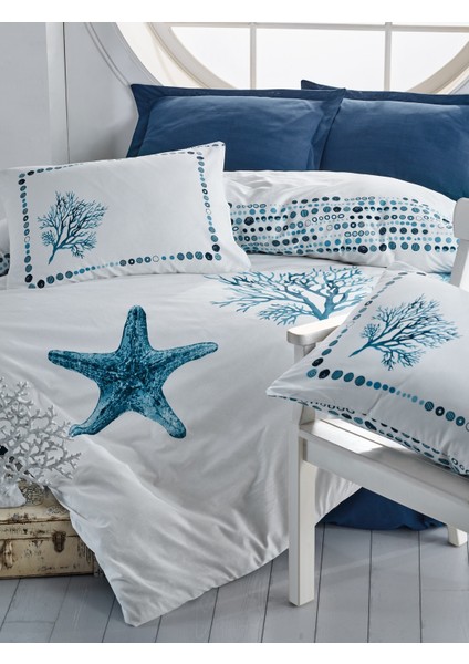 Maritime Tek Kişilik Nevresim Takımı - Star Lacivert fiyatları