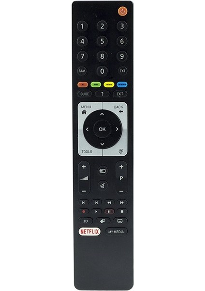 Arçelik Netflix 3D Smart LED Tv Kumandası Siyah TS5187R-A1 KK8004