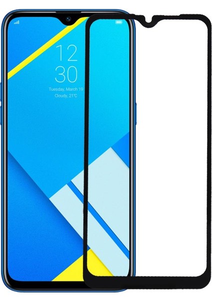 Realme C2 Ekran Koruyucu 9d Tam Kaplama