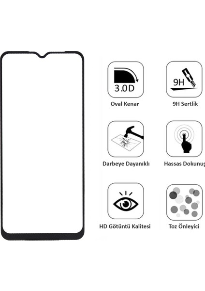 Realme 5i Ekran Koruyucu 9d Tam Kaplama fırsatları