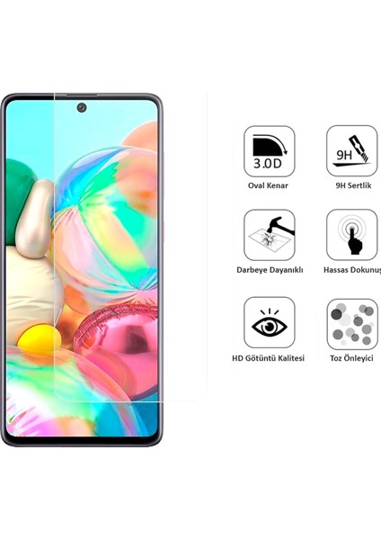 Samsung Galaxy A51 Ekran Koruyucu Seramik Nano Tam Kaplama