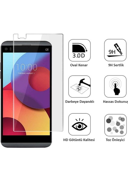 Lg Q8 Ekran Koruyucu Temperli Cam