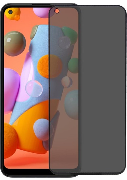 Samsung A11 Ekran Koruyucu Gizli Hayalet Cam Tam Kaplama