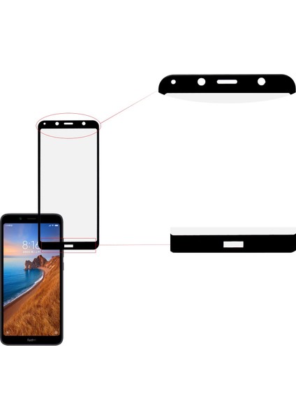 Xiaomi Redmi 7A Ekran Koruyucu Mat Seramik Nano Tam Kaplama fırsatları