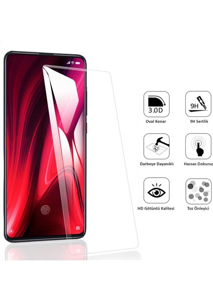 Samsung Galaxy A9 Pro 2019 Ekran Koruyucu Temperli Cam