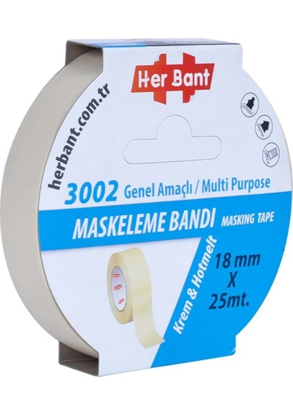 Bant Maskeleme Bandı 18 x 25 mt