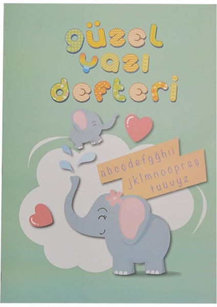 Karton Kapaklı Güzel Yazı Defteri A4 32 Yaprak