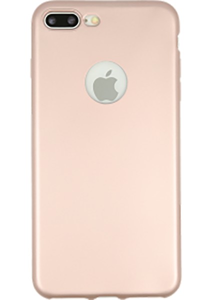 Apple iPhone 8 Plus Premium Silikon Kılıf Rose Gold