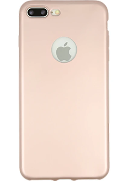 Piyasa Sepeti Apple iPhone 8 Plus Premium Silikon Kılıf Rose Gold