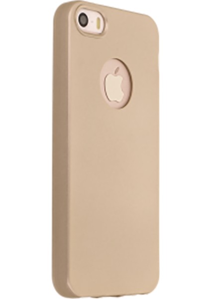 Apple iPhone 5s Premium Silikon Kılıf Gold
