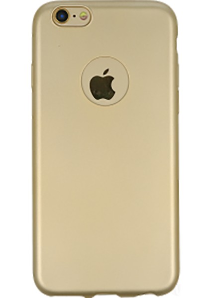 Apple iPhone 6s Plus Premium Silikon Kılıf Gold