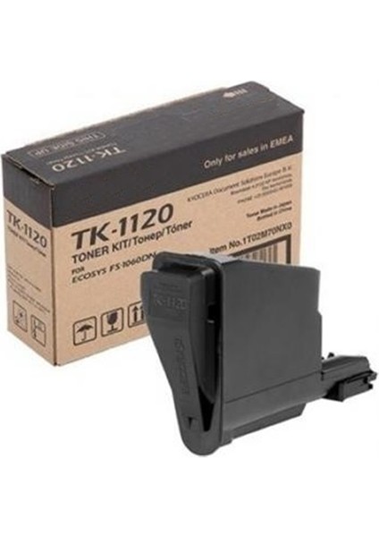 Muadil Toner TK1120 / FS1060/FS1025/FS1125 Siyah Çipli