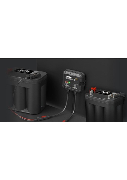 GENIUS2X2 6V/12V 40A Çoklu/2’Li Akıllı Akü Şarj ve Akü Bakım/Desülfatör indirimleri