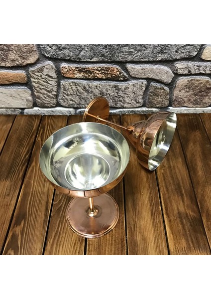 Bakır Margarita Bardağı