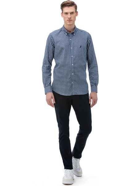 Nautıca Erkek Slim Fit Lacivert Chino Pantolon P01000T.4NV