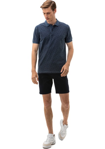 Nautıca Erkek Slim Fit Lacivert Bermuda Şort B01011T.4NV