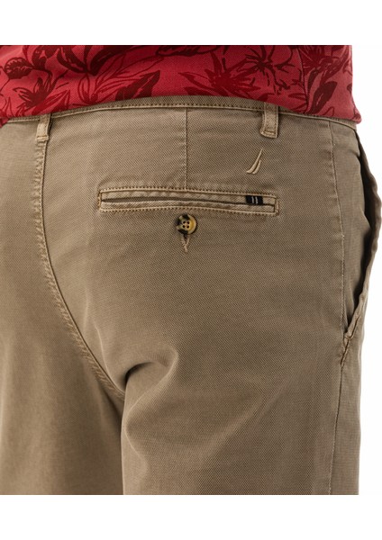 Nautıca Erkek Slim Fit Bej Bermuda Şort B01011T.2TK fırsatları