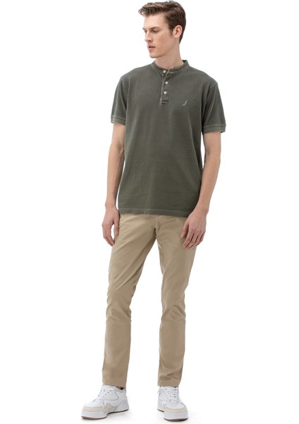 Nautıca Erkek Slim Fit Bej Chino Pantolon P01000T.2TK
